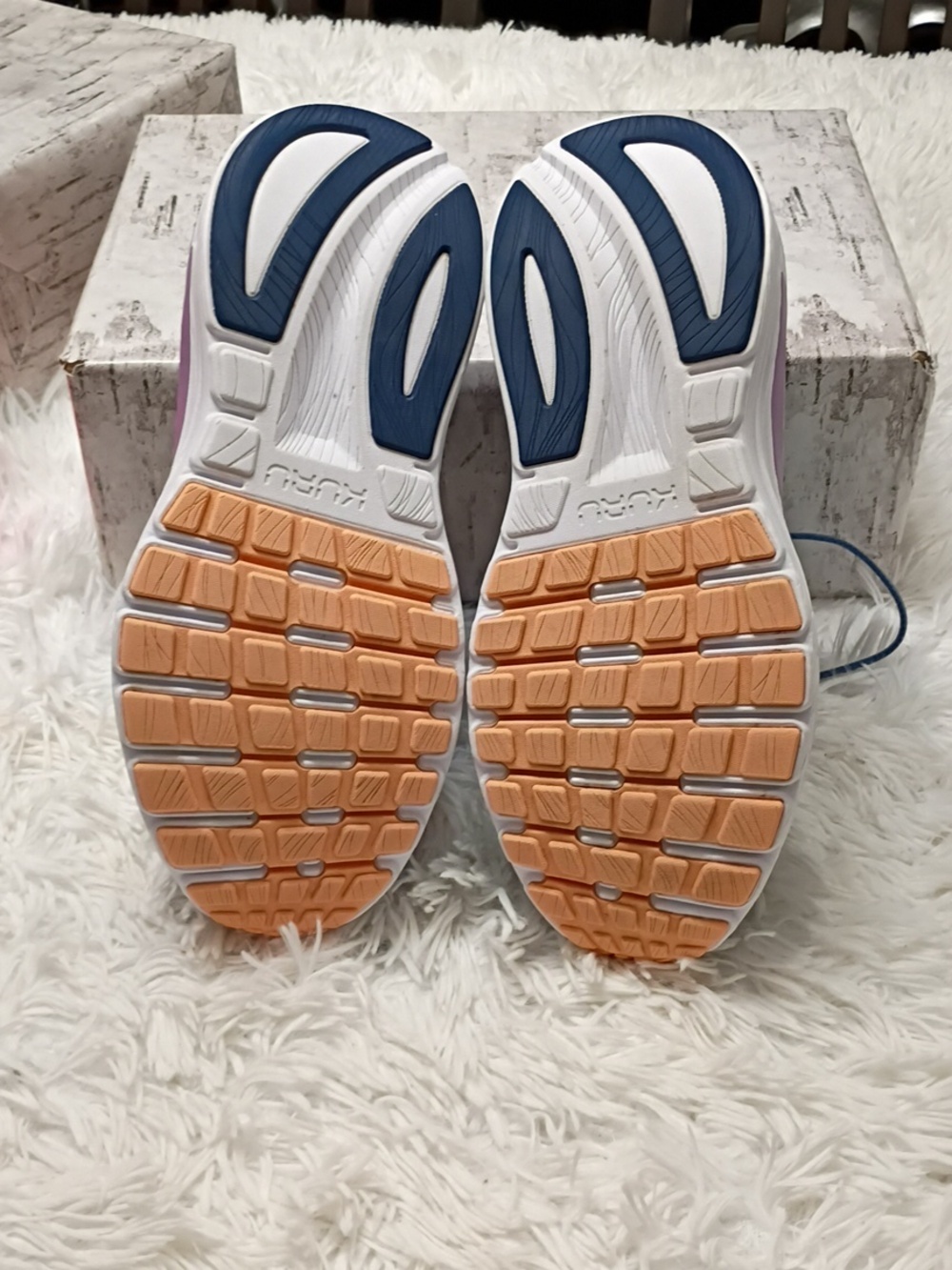 KURU Cloud+ Triple Max Ion Blue & Purple Running Plantar Fascitis Sneakers 9M - Picture 13 of 14